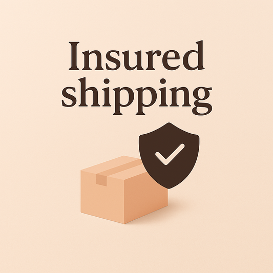 Insured shipping against theft & loss